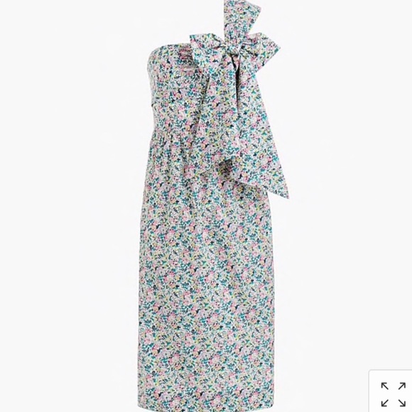 J Crew one-shoulder dress in Liberty® Floral 12P - Picture 2 of 5